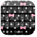 APK Lovely Pink Kitty Bowknot Dot Keyboard Theme