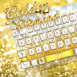 D'or Diamant Clavier Thème icône