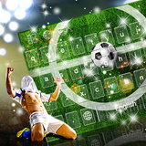 Fußball Tastatur Thema Zeichen