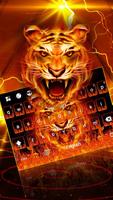 Api Harimau Keyboard Tema poster