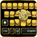 Black Gold Keyboard Theme APK