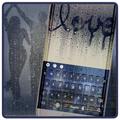 ”Rainy Glass Water Drops Input