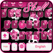 Pink Skull Keyboard Theme