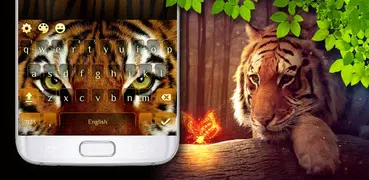 3D Пышные дикие джунгли тигра