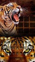 Grassland Wild Tiger Typewriter โปสเตอร์