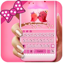 Pink Delightful Keyboard APK download