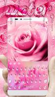 Pink Rose Water Drops imagem de tela 2