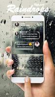 Raindrops Keyboard Theme الملصق