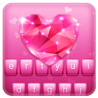 Pink Cute Keyboard Theme icône