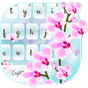 Orchidee Blumen Tastatur Zeichen