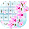 Orchidee Blumen Tastatur Zeichen