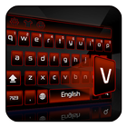 Clavier Rouge icône