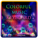 Colorful music theme keyboard APK