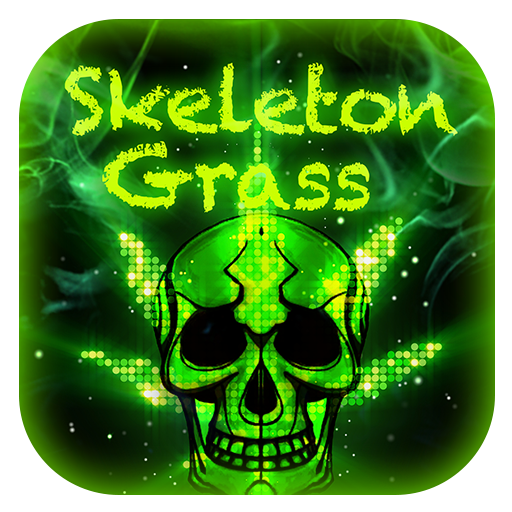 Skull Grass Keyboard Theme