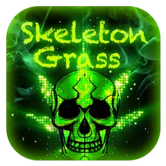 Skull Grass Keyboard Theme XAPK download