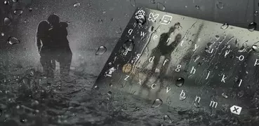 季風潮濕夢幻愛雨滴水鍵盤