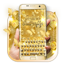 Neon Gold Butterfly Theme APK