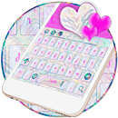 Holographic Rainbow Zebra Keyboard Theme APK