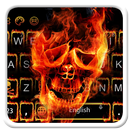 Flaming Skull teclado gratis APK