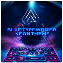 Blue typewriter neon APK