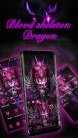 Dragon And Bloody Skull Theme Affiche