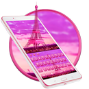 Pink Eiffel Tower keyboard APK