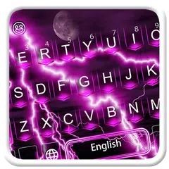 Purple Thunder Light Keyboard