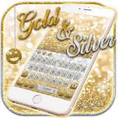 Gold and Silver Glitter Keypad APK 下載