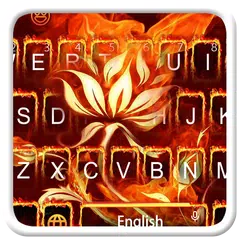Flaming Flower Keyboard