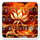 APK Flaming Flower Keyboard