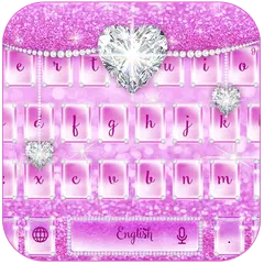 Rosy Glitter Keypad APK Herunterladen