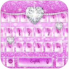 Rosy Glitter Keypad