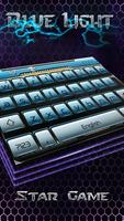 Blue Light Star War Game Keyboard Theme 스크린샷 3