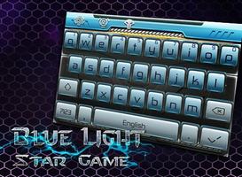 Blue Light Star War Game Keyboard Theme โปสเตอร์