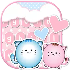 Cat Keyboard Pink Kitty Theme APK 下載