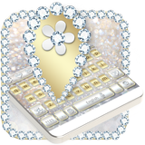Luxury Gold & Silver Keyboard icône
