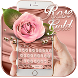 Rose Gold Emoji Keyboard icône