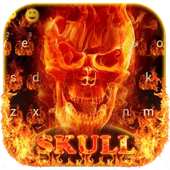 Flambe Calavera Hellfire Typewriter