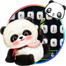 Cute Panda bebé teclado tema APK
