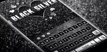 Black Silver Keyboard
