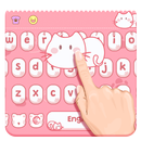 Pink lovely Kitty Keyboard-APK