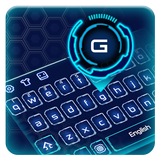 Blue Tech Hologram Keyboard icon