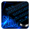 Neon Blue Keyboard APK