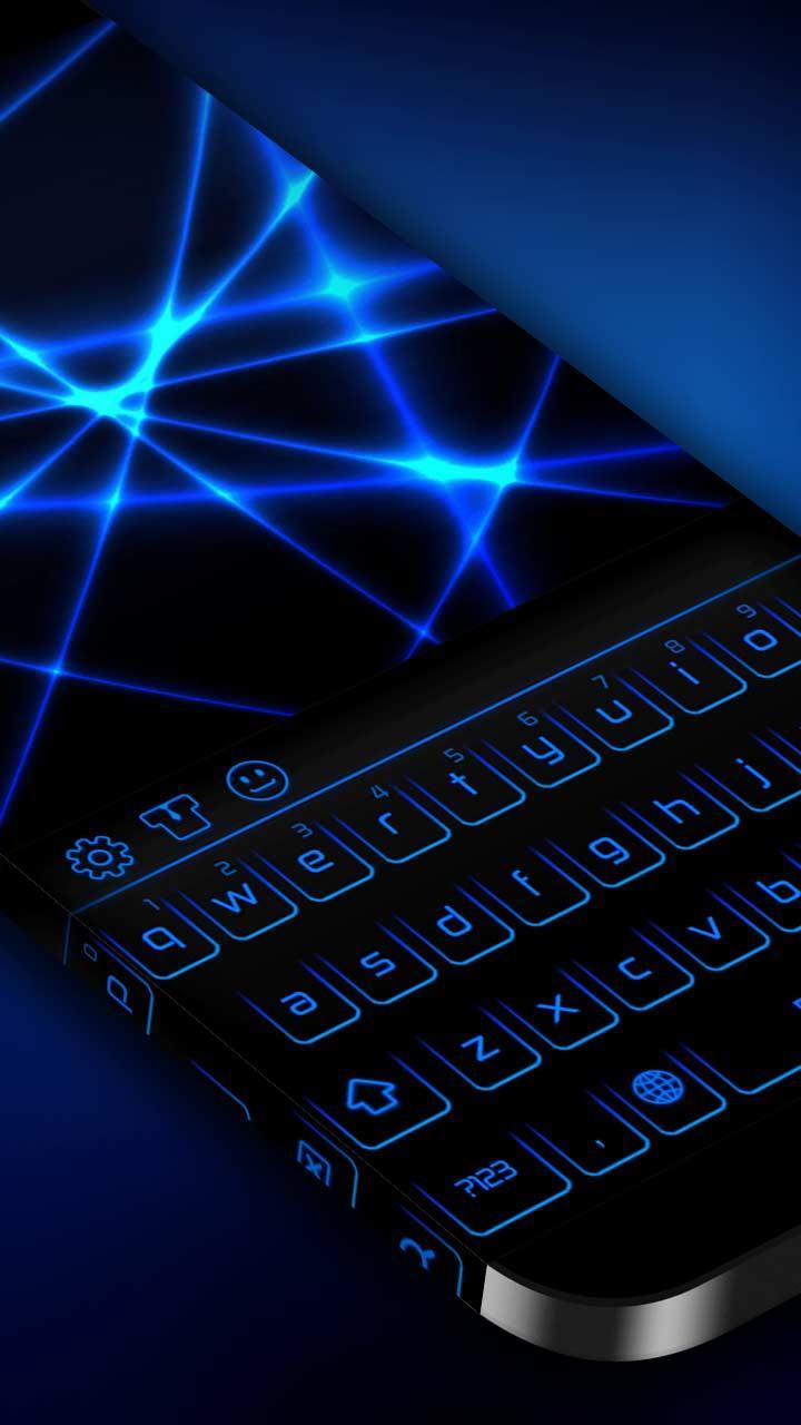 Neon Blue Keyboard for Android - APK Download