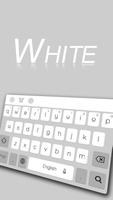 پوستر White Keyboard