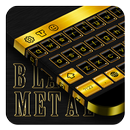 Noir Métal Clavier APK