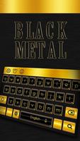 Poster Black Metal Keyboard