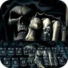 Teclado cráneo infierno