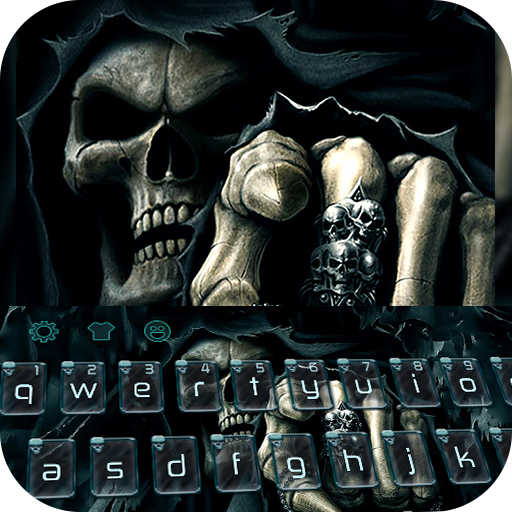 hell Skull Ring keyboarded