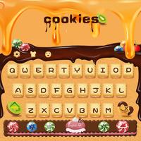 Candy biscuits fruit chocolate keyboard theme screenshot 2
